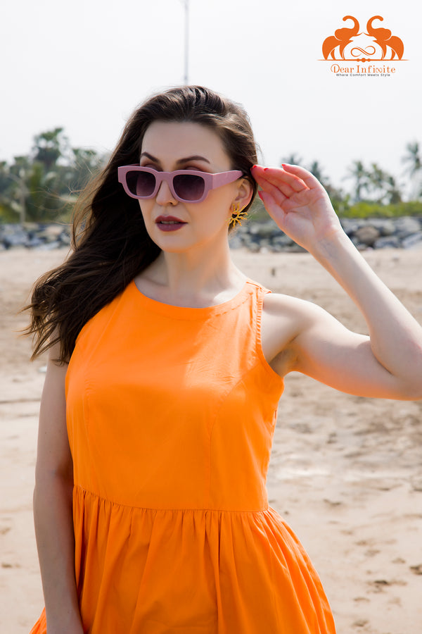 Orange Sun Light Dress