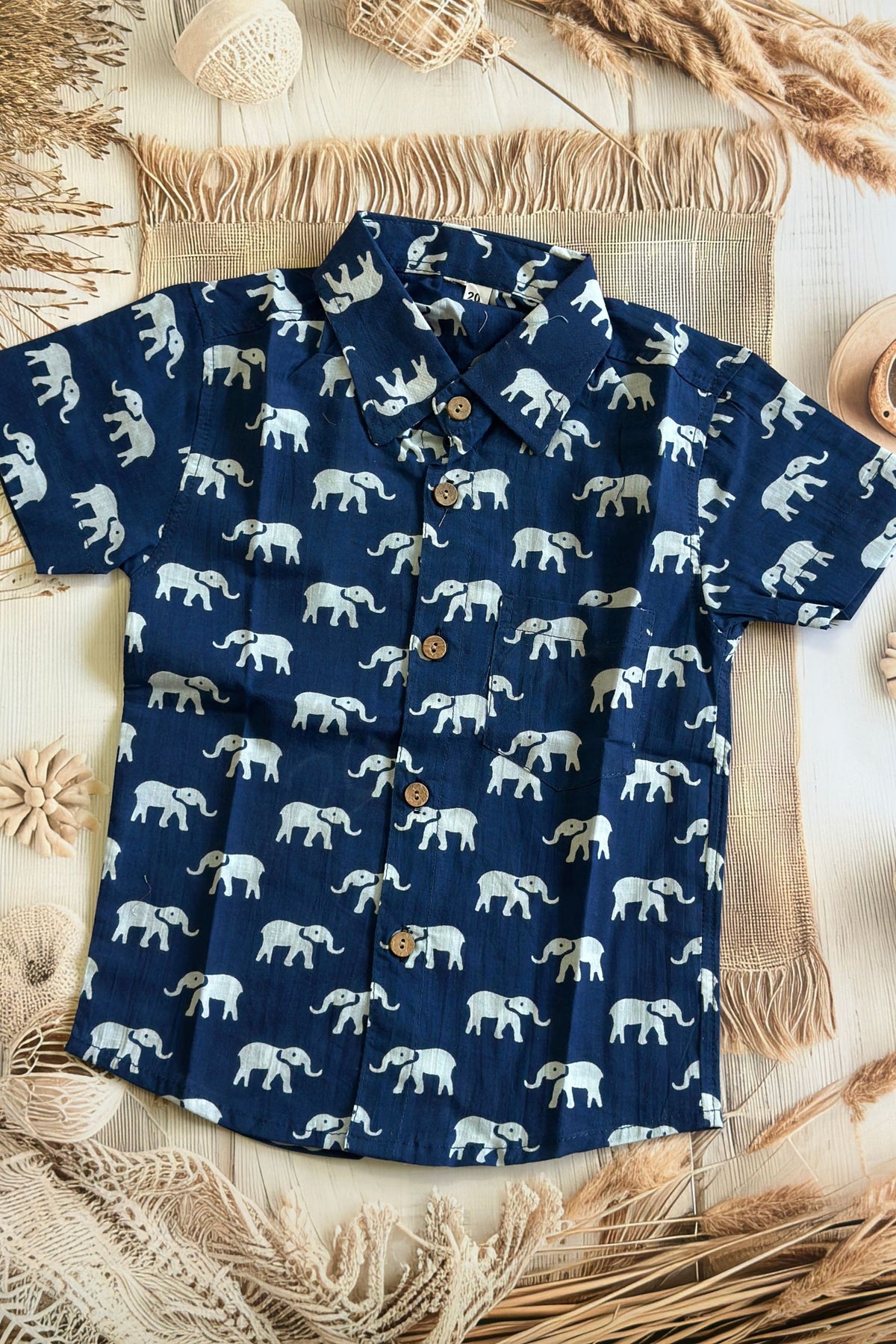 Royal Elephant Blue Shirt