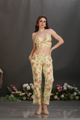 3-Piece Luxe Printed Cotton Co-Ord Set