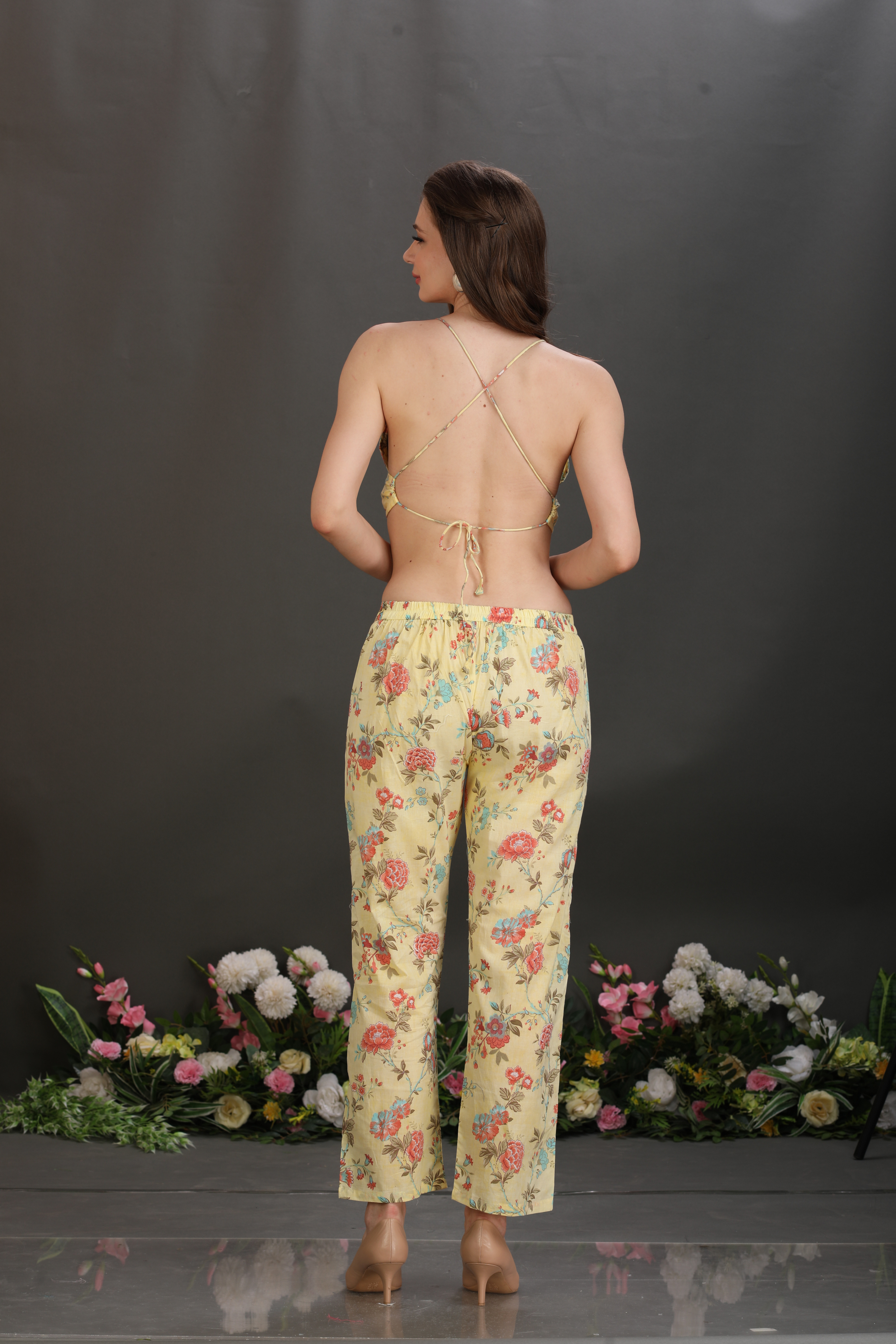 3-Piece Luxe Printed Cotton Co-Ord Set