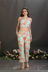 Chic 3-Piece Printed Cotton Co-Ord