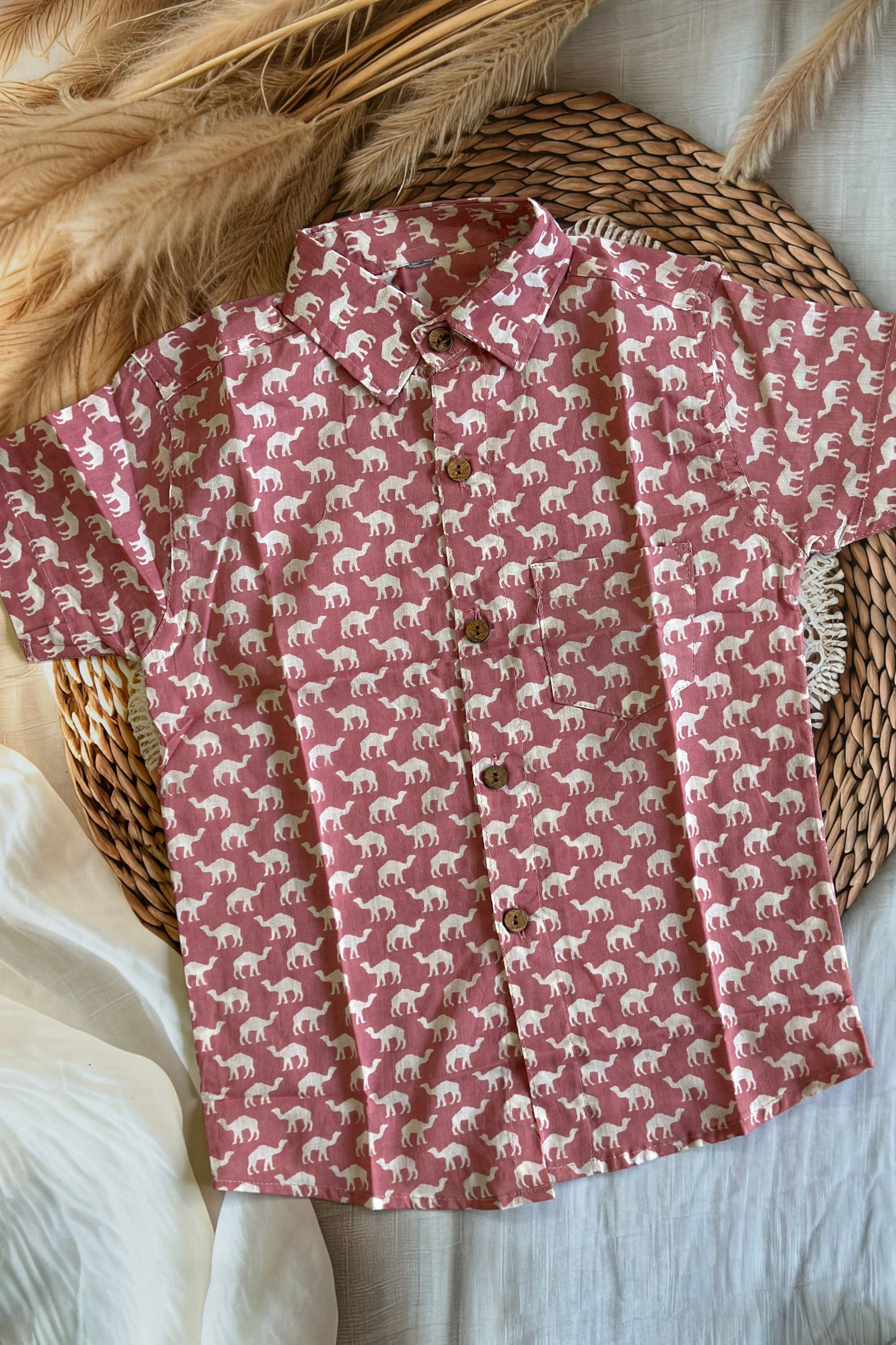 Desert Charm Pink Shirt