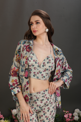 Premium Cotton 3-Piece Printed Ensemble