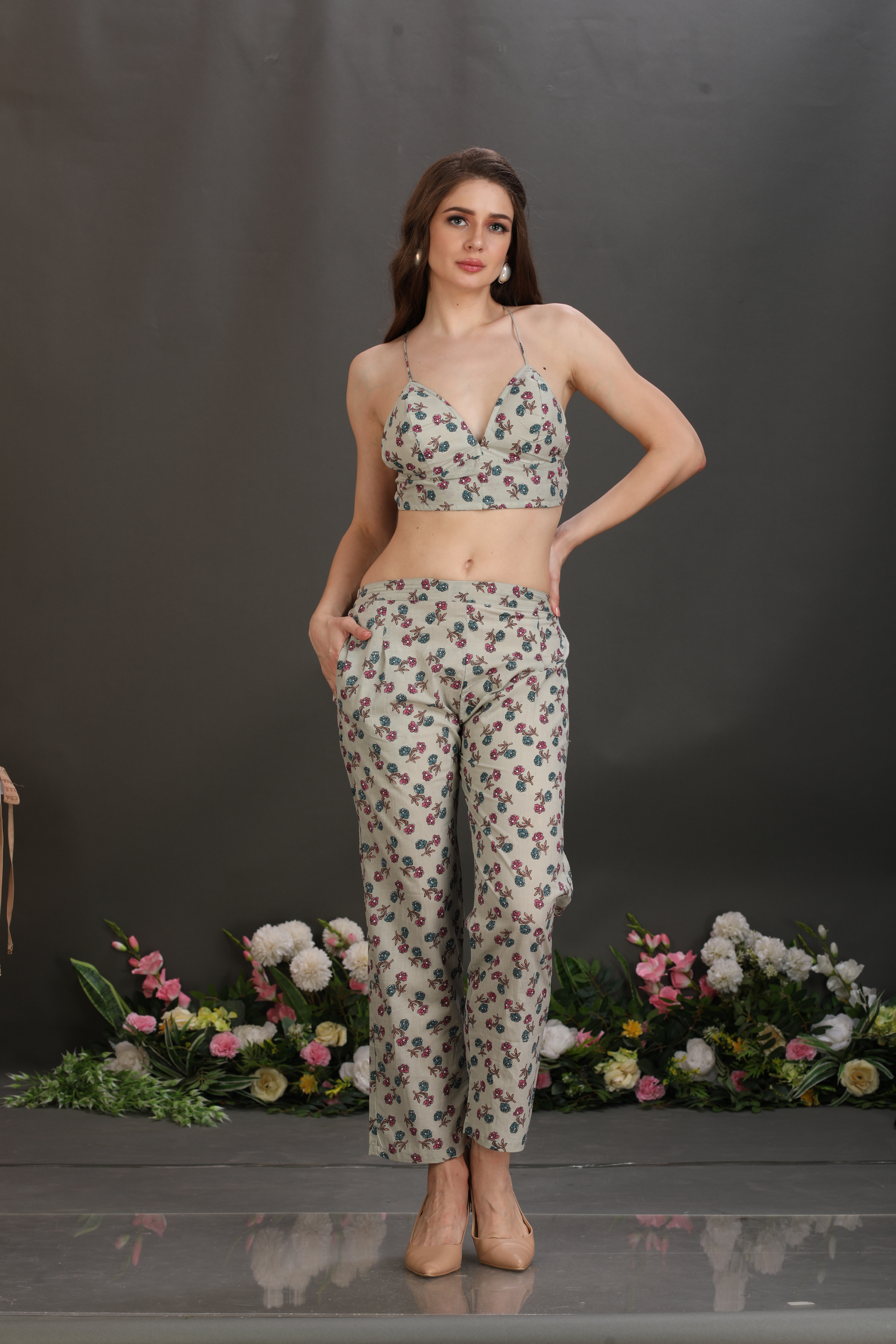 Premium Cotton 3-Piece Printed Ensemble