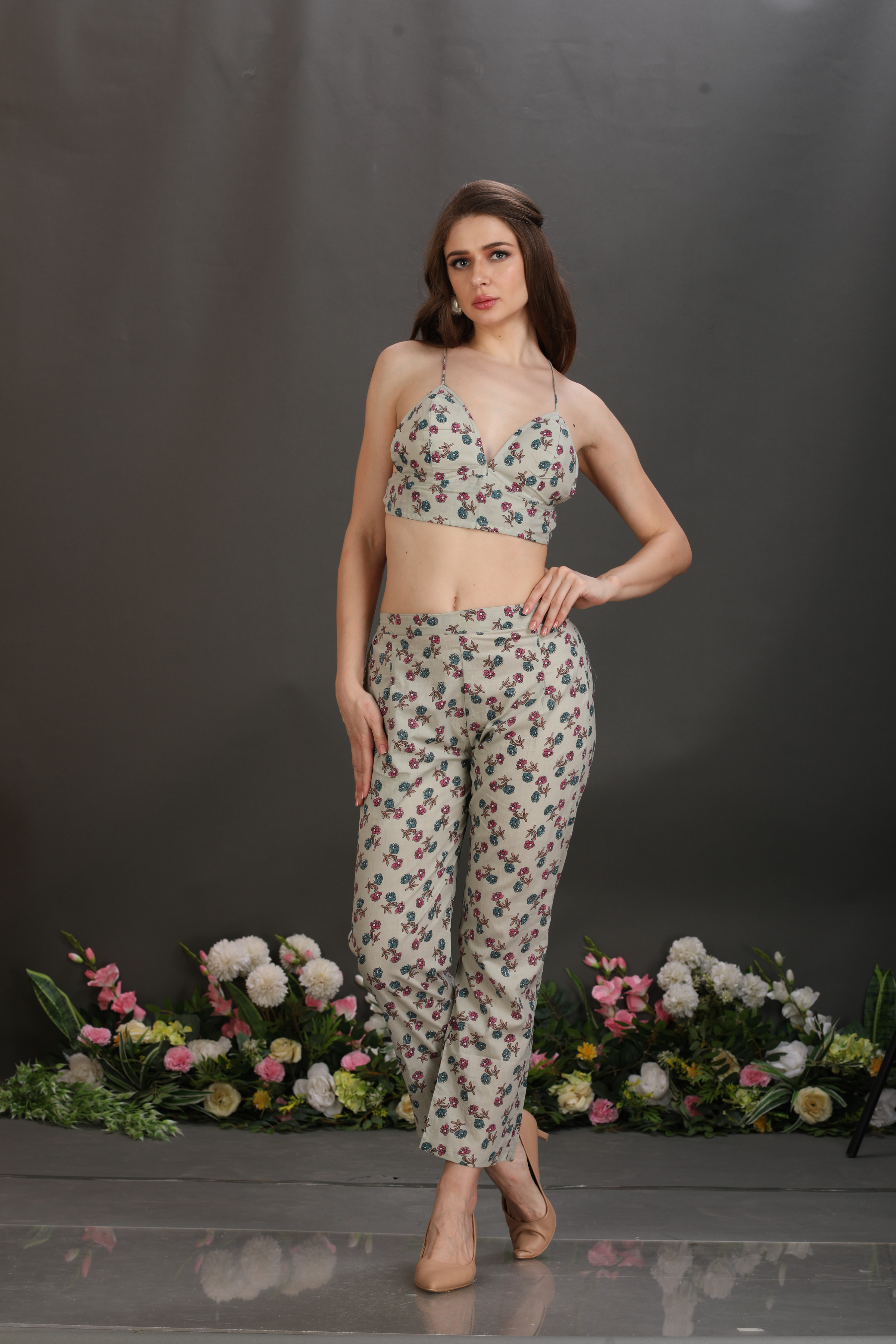 Premium Cotton 3-Piece Printed Ensemble