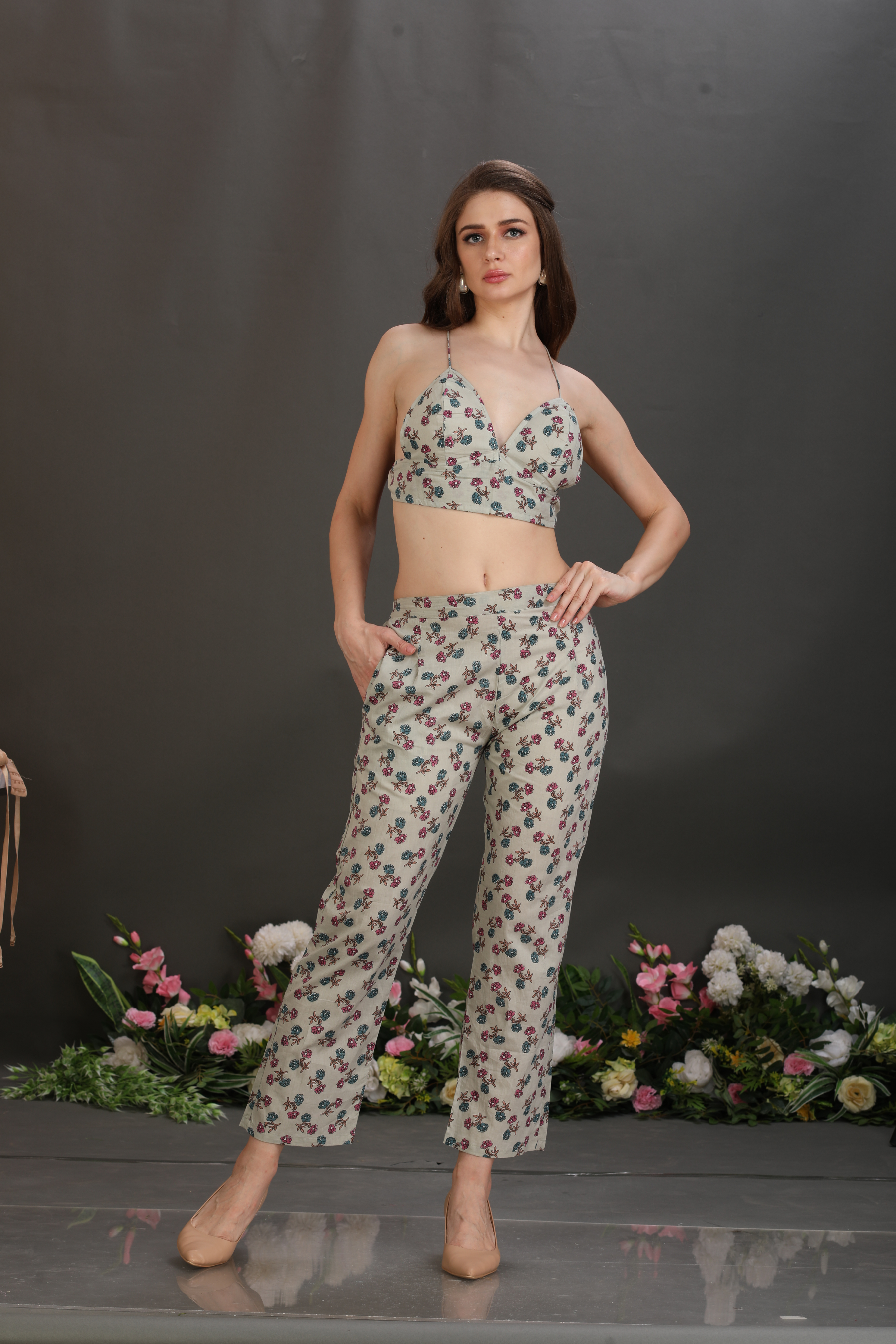 Premium Cotton 3-Piece Printed Ensemble