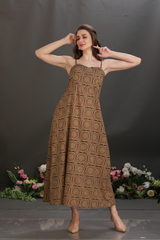 Cotton Maxi Dress with Soft Padded Comfort