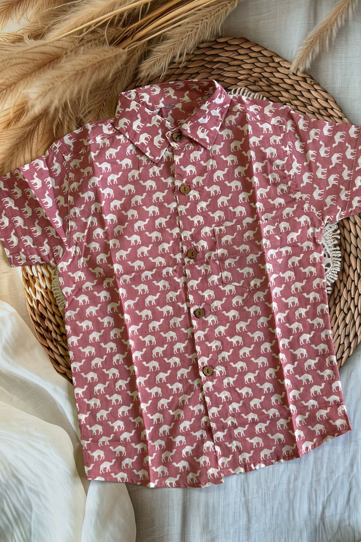 Desert Charm Pink Shirt