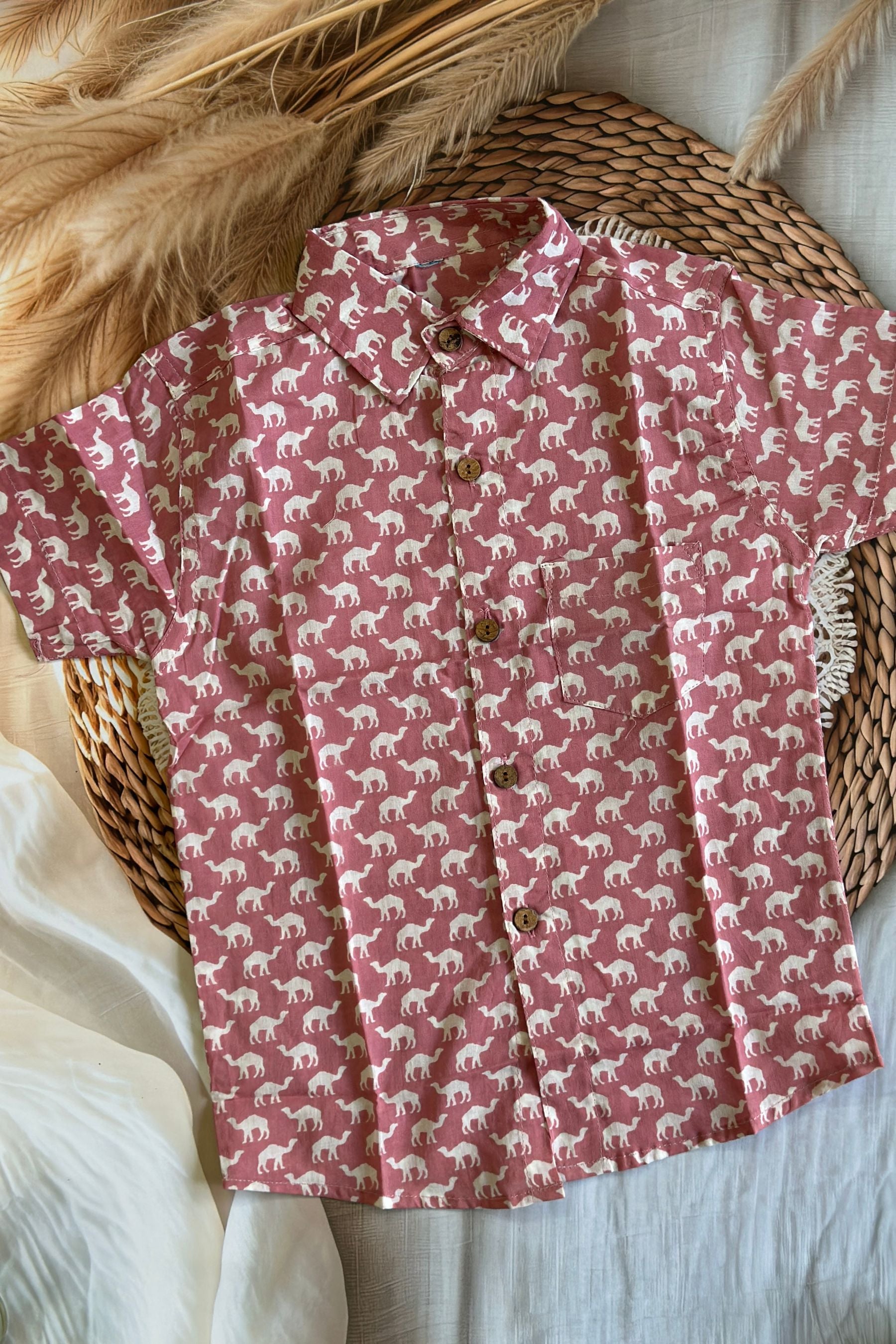 Desert Charm Pink Shirt