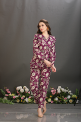 Luxe Cotton Sequin Detail Co-Ord Set
