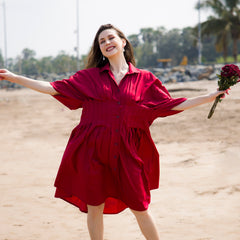 Dark Rose Kaftan Dress