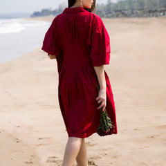 Dark Rose Kaftan Dress