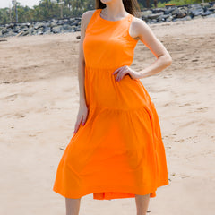 Orange Sun Light Dress