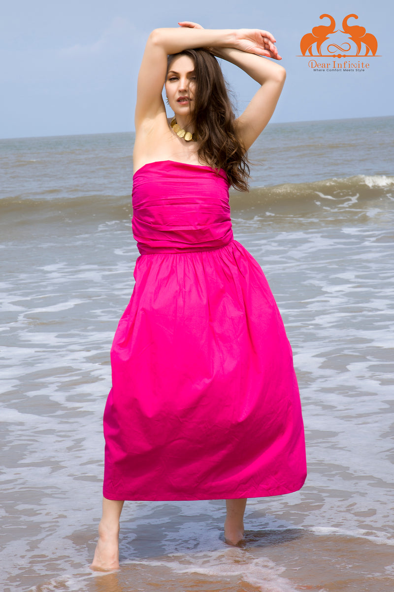 Magenta Muse Tube Dress