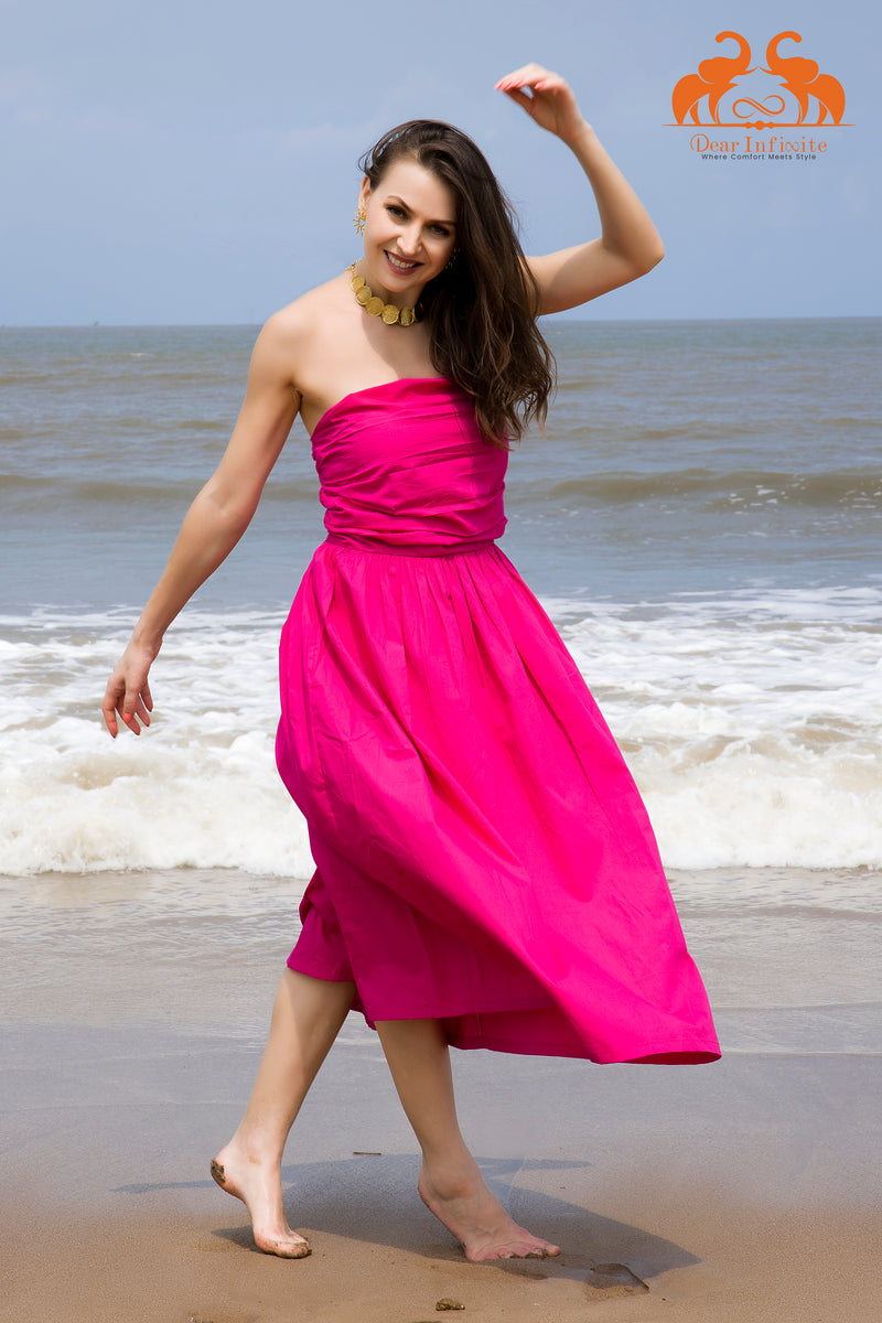 Magenta Muse Tube Dress