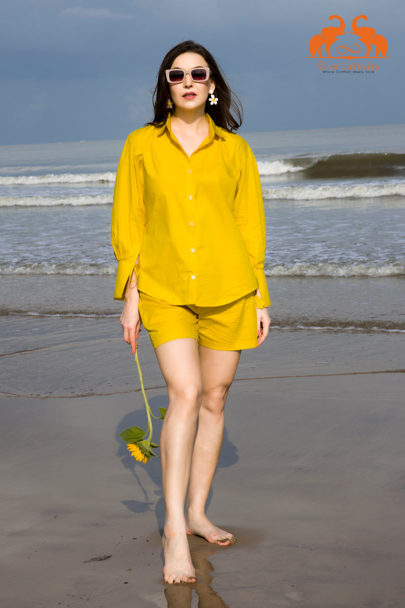Sunflower Yellow Cord Set