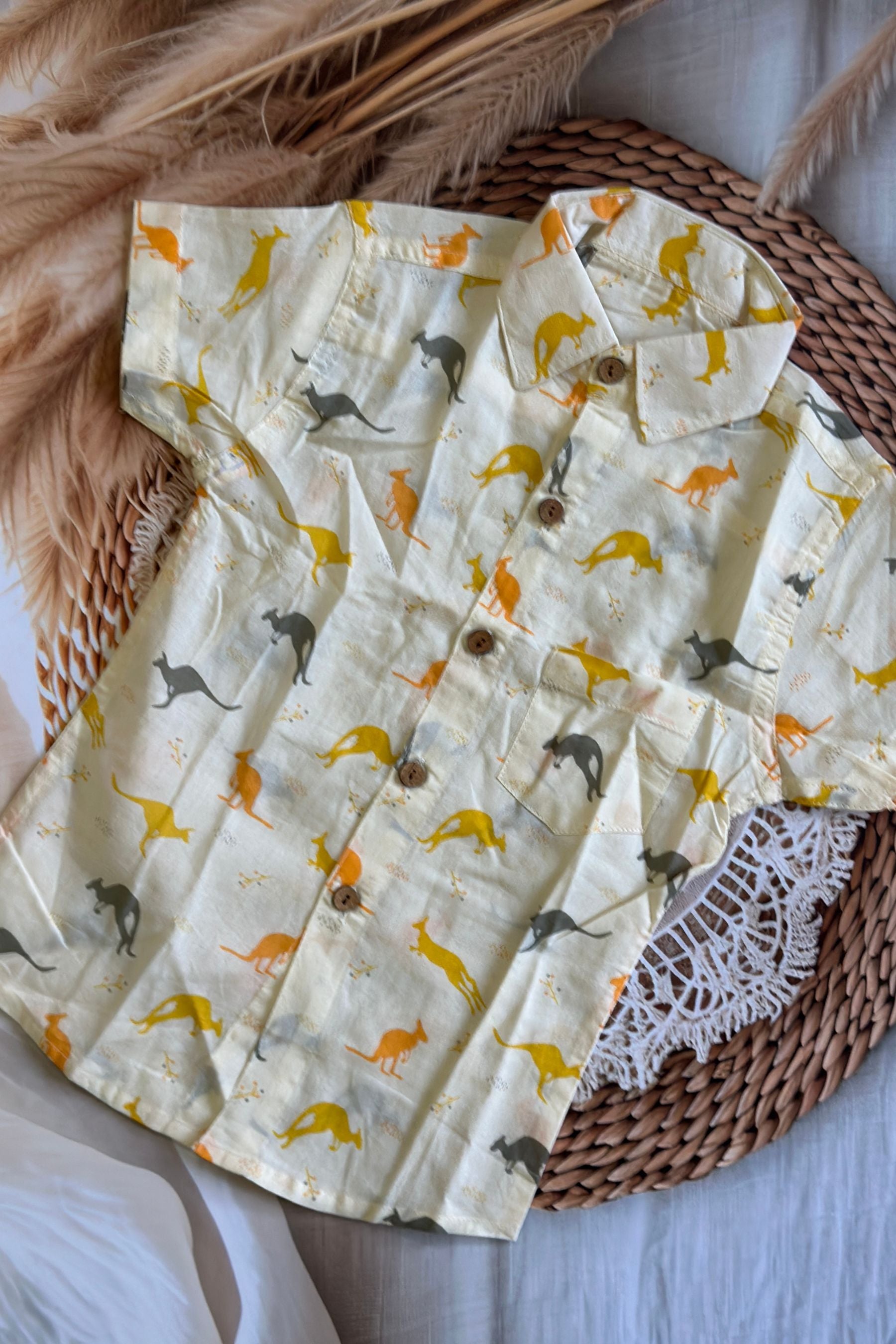 Jumping Joy Beige Shirt