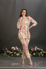 Tailored Fit Cotton Waist-Fit Co-Ord