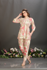 Tailored Fit Cotton Waist-Fit Co-Ord