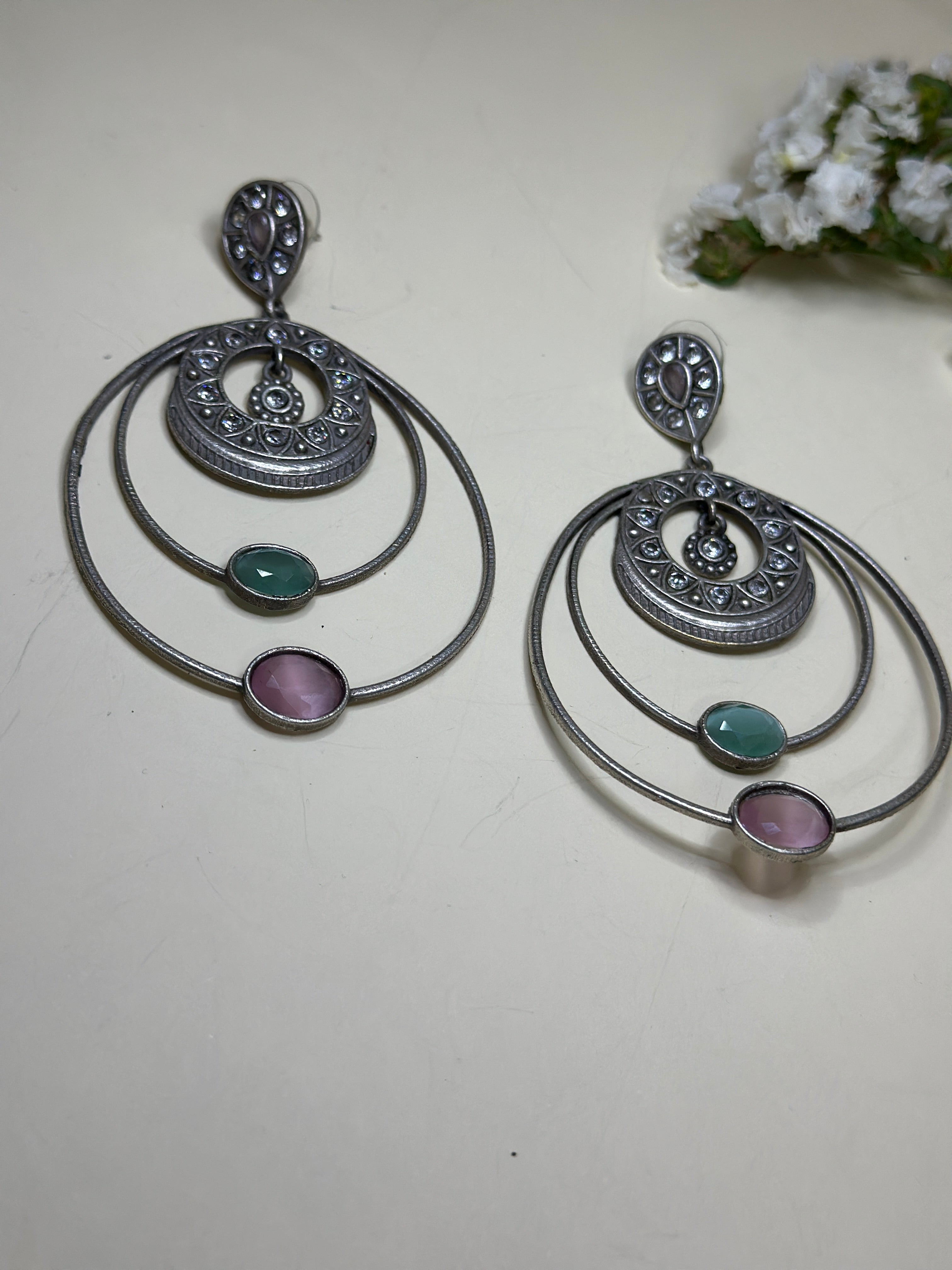 Whimsical Pastel Grandeur Earrings