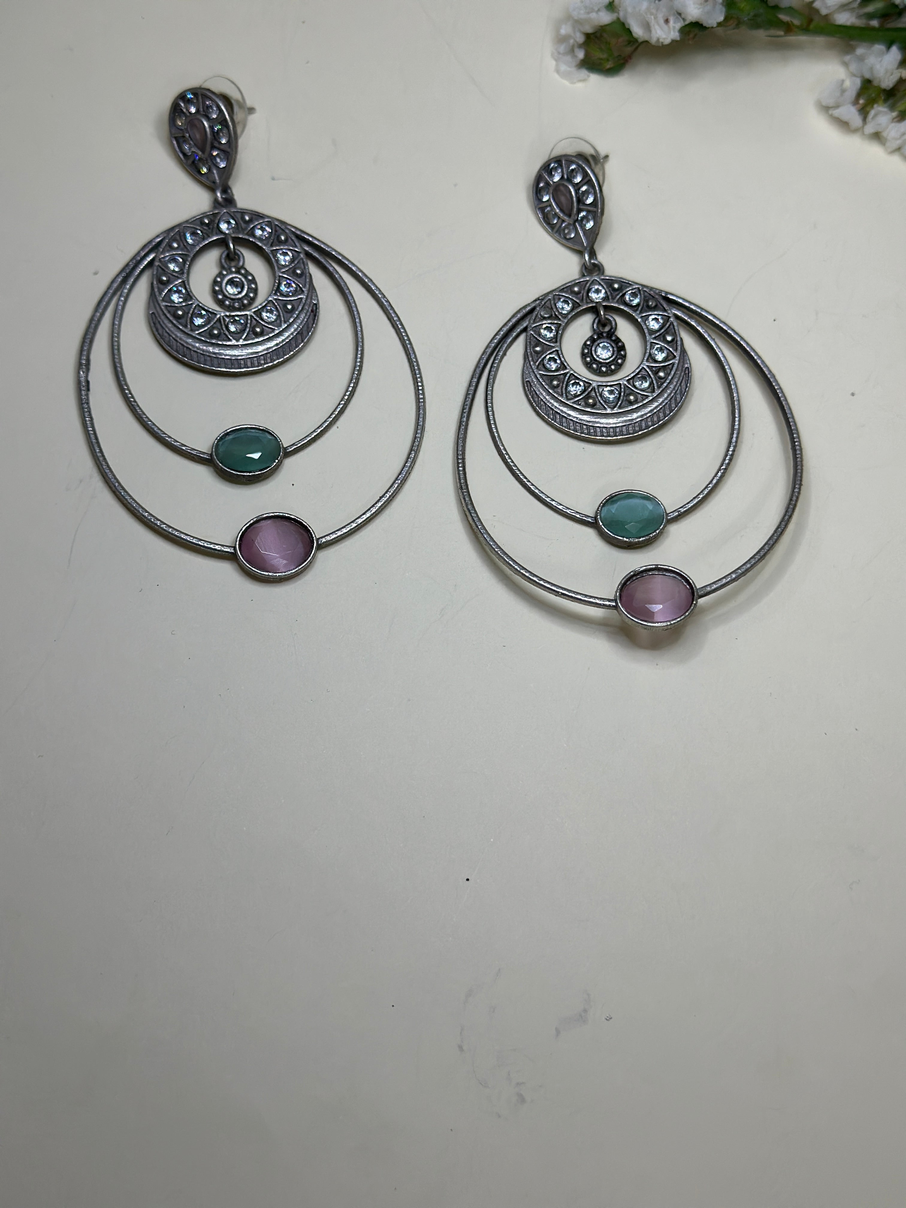 Whimsical Pastel Grandeur Earrings