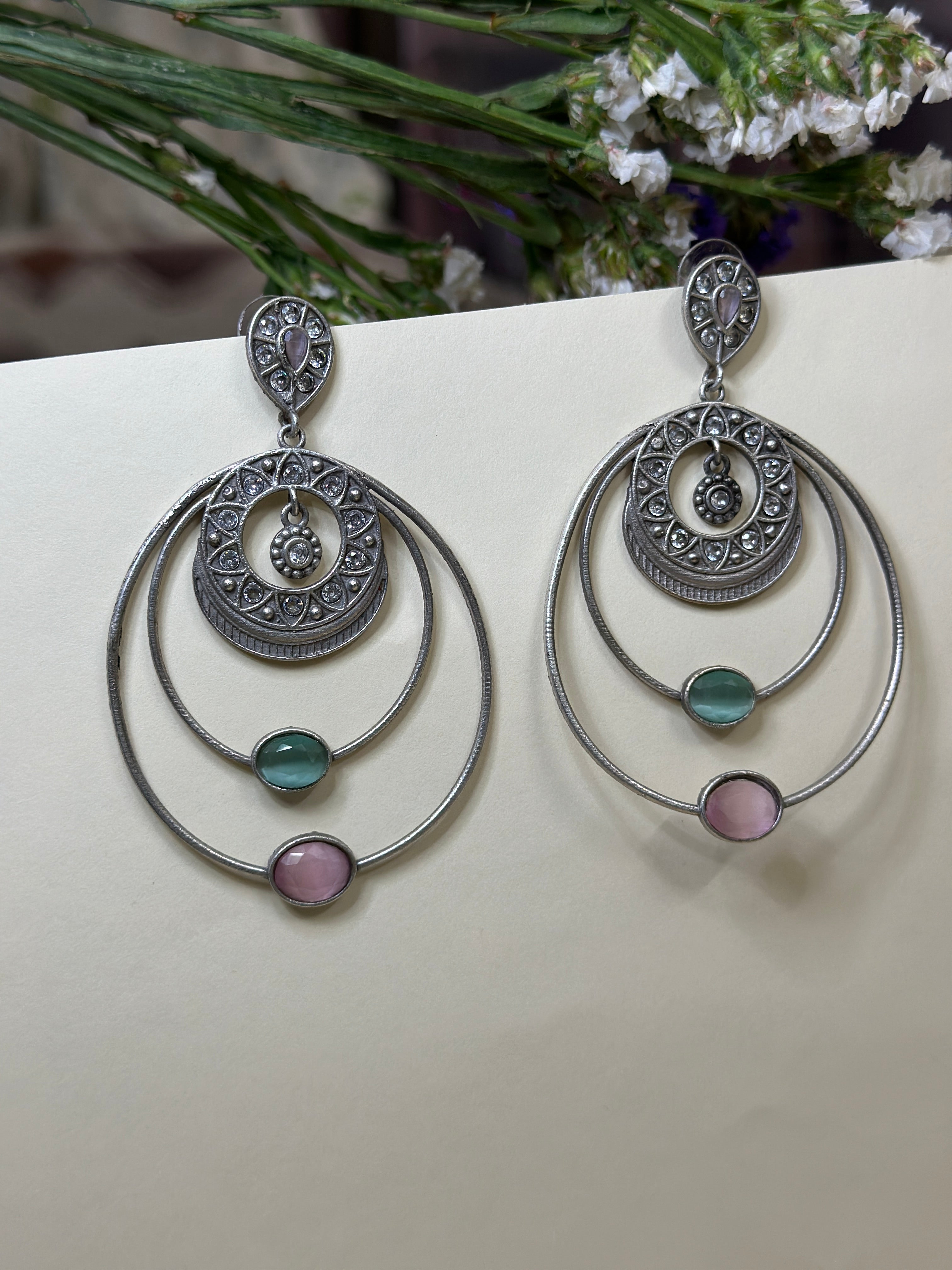 Whimsical Pastel Grandeur Earrings