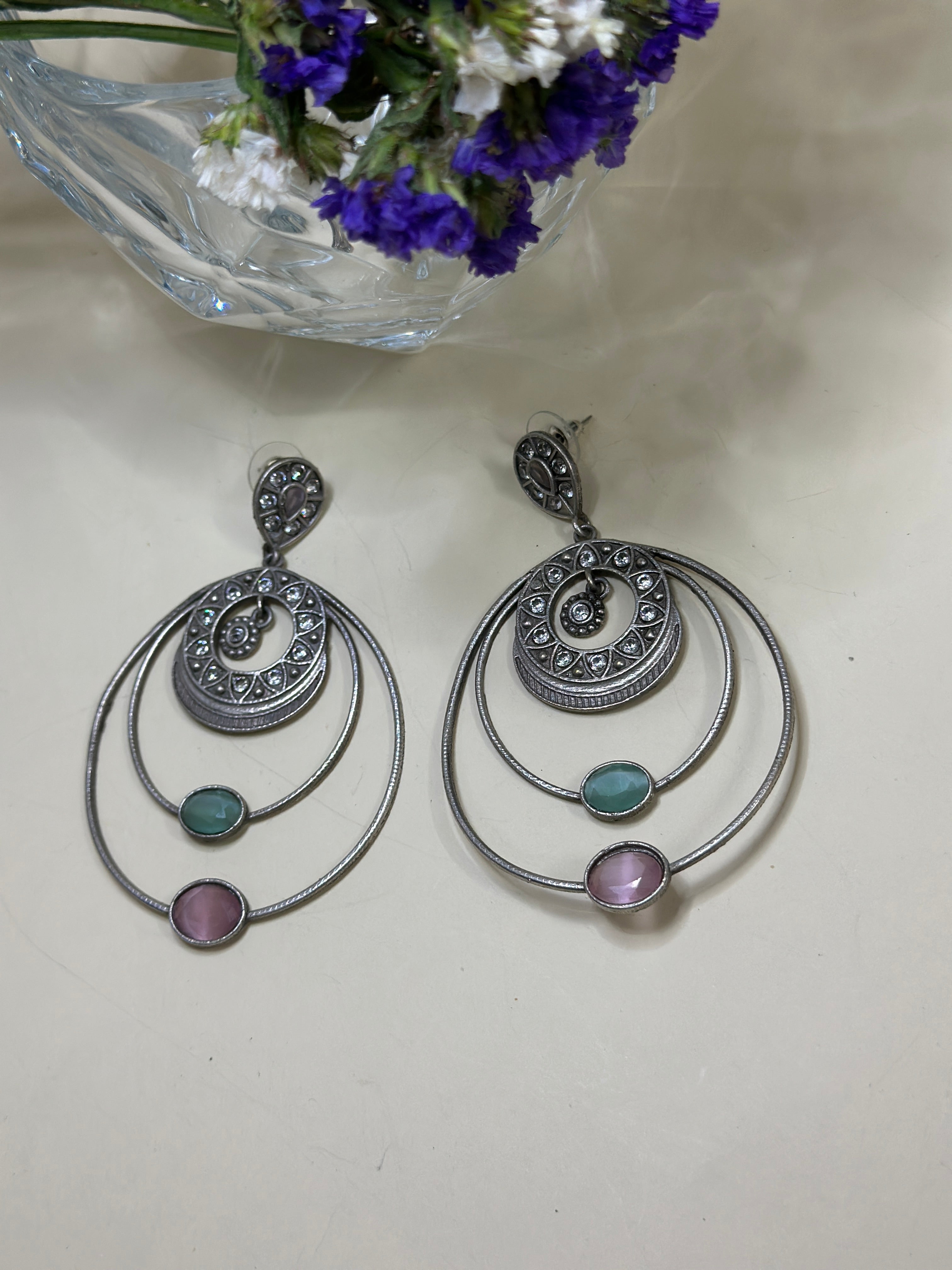 Whimsical Pastel Grandeur Earrings