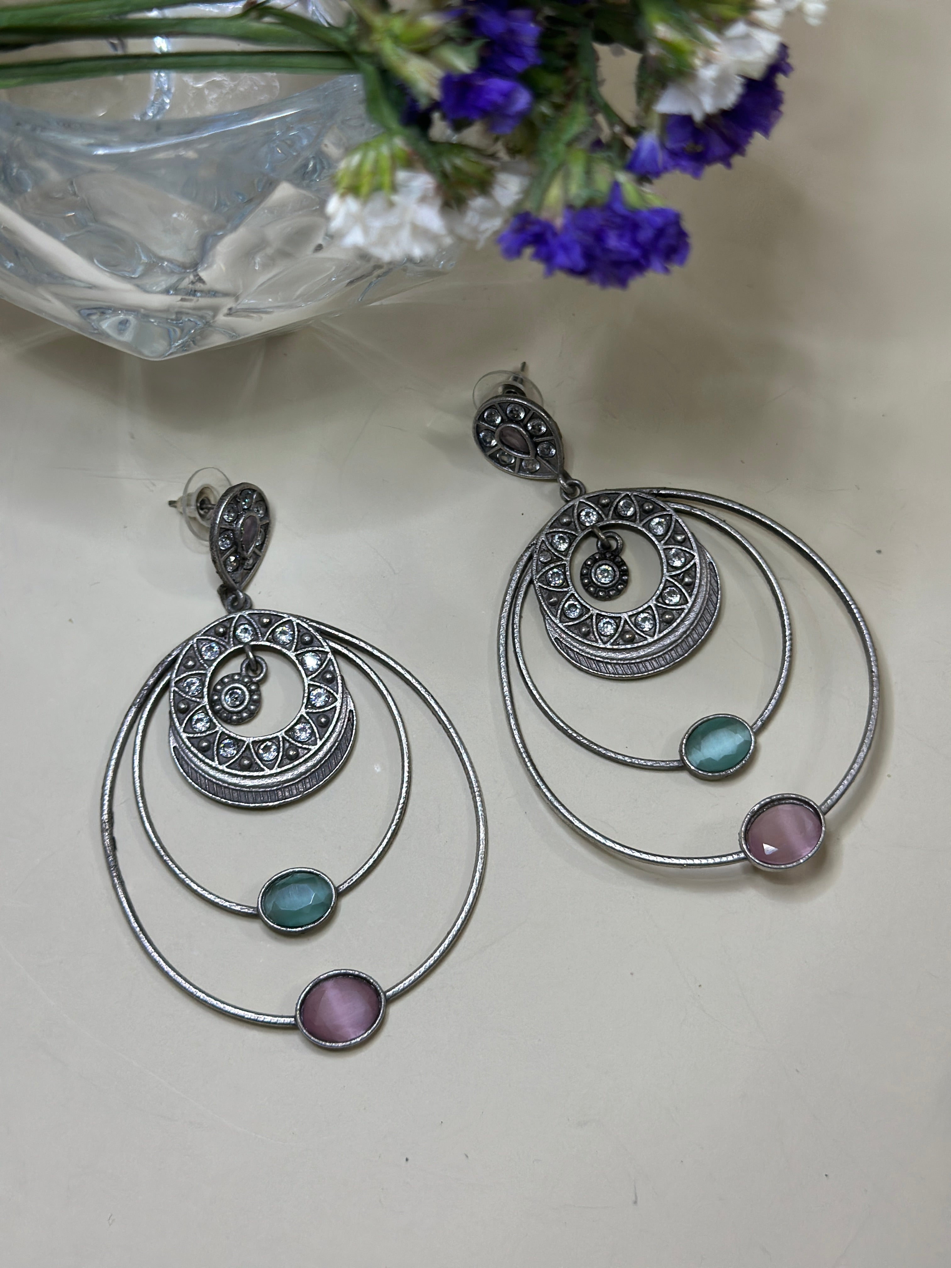 Whimsical Pastel Grandeur Earrings