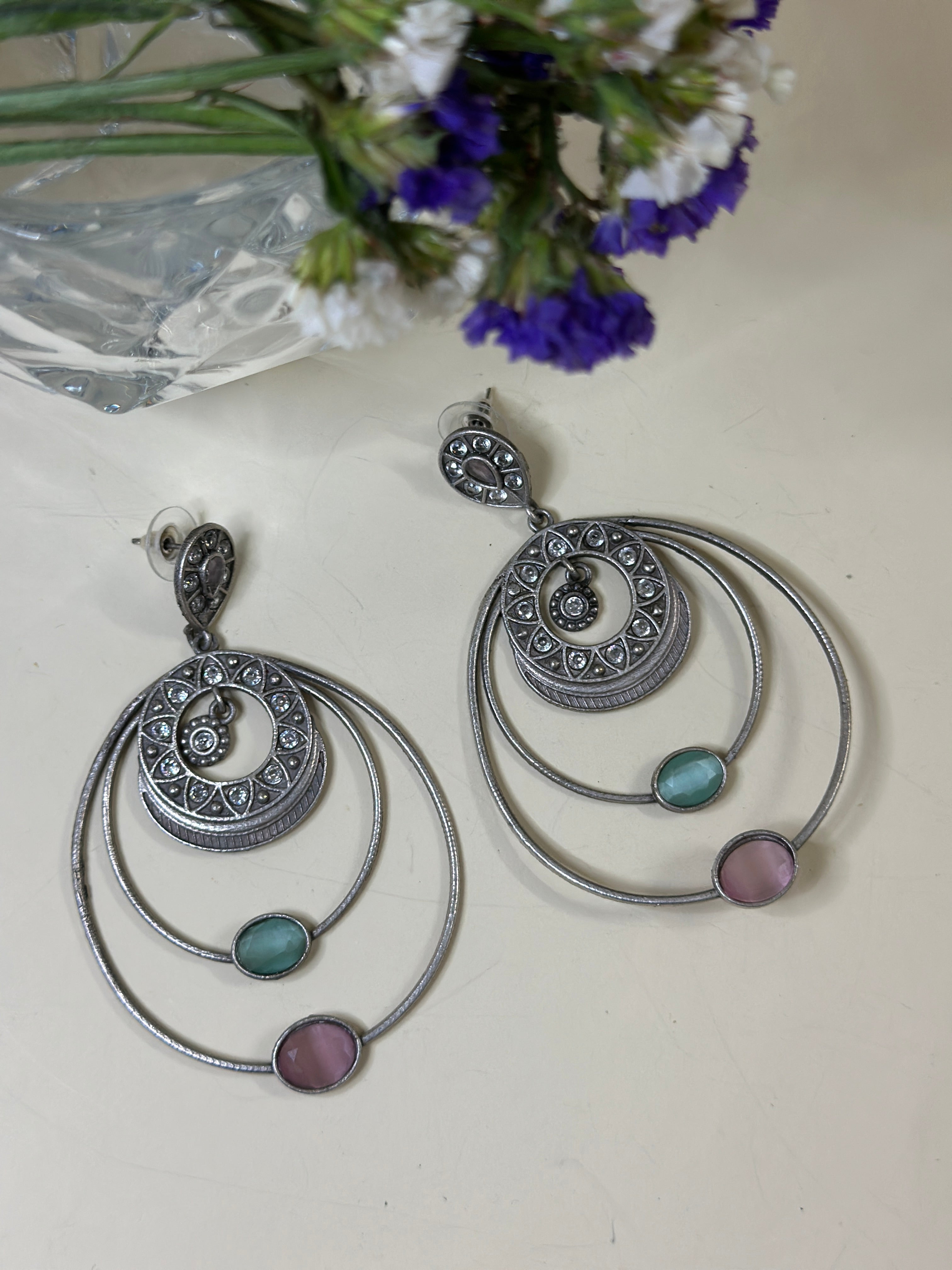 Whimsical Pastel Grandeur Earrings
