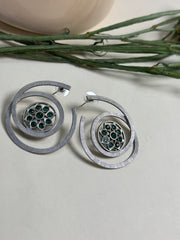 Jade Majesty Round Earrings