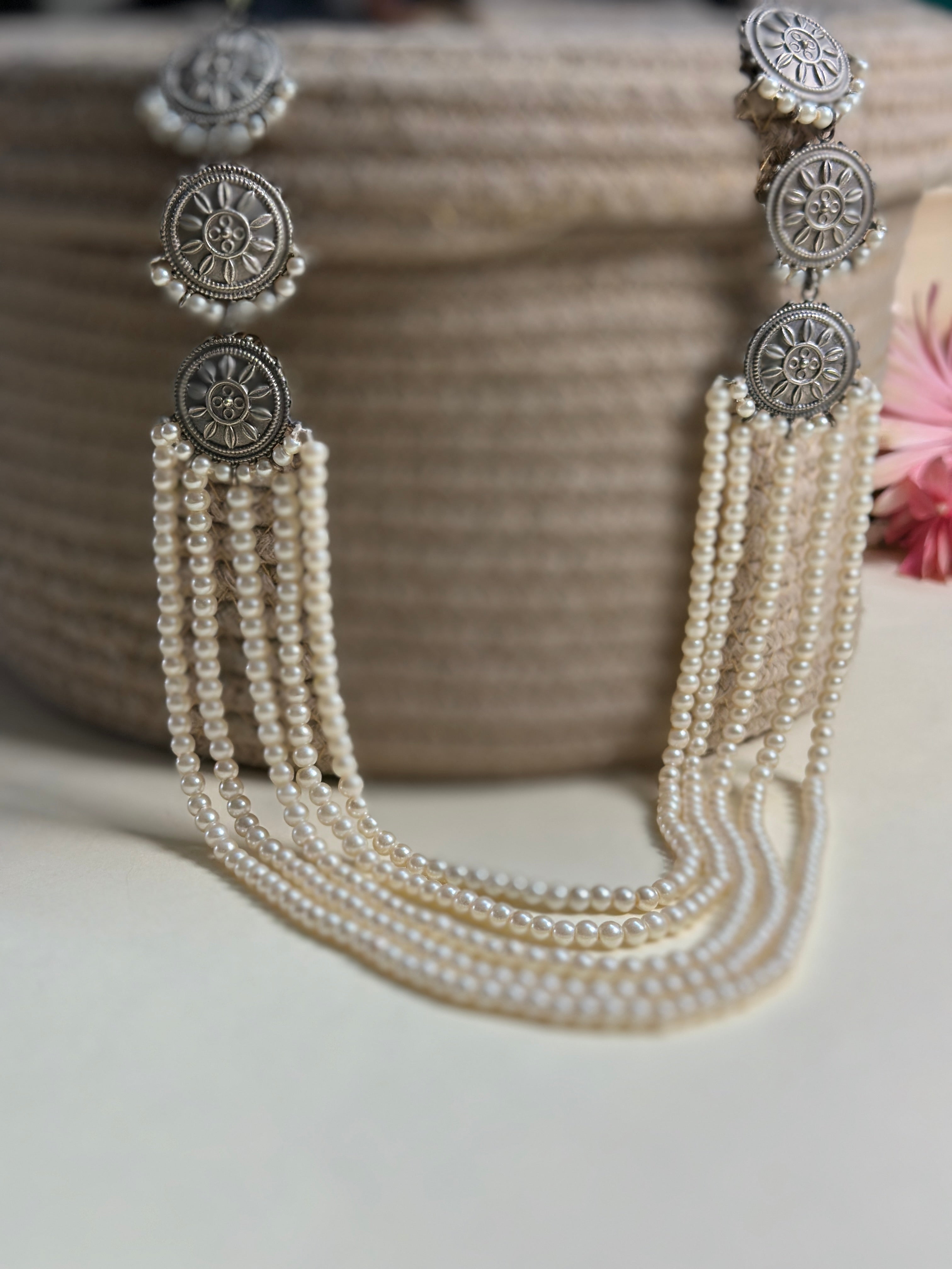 Ivory Pearl Maharani Necklace