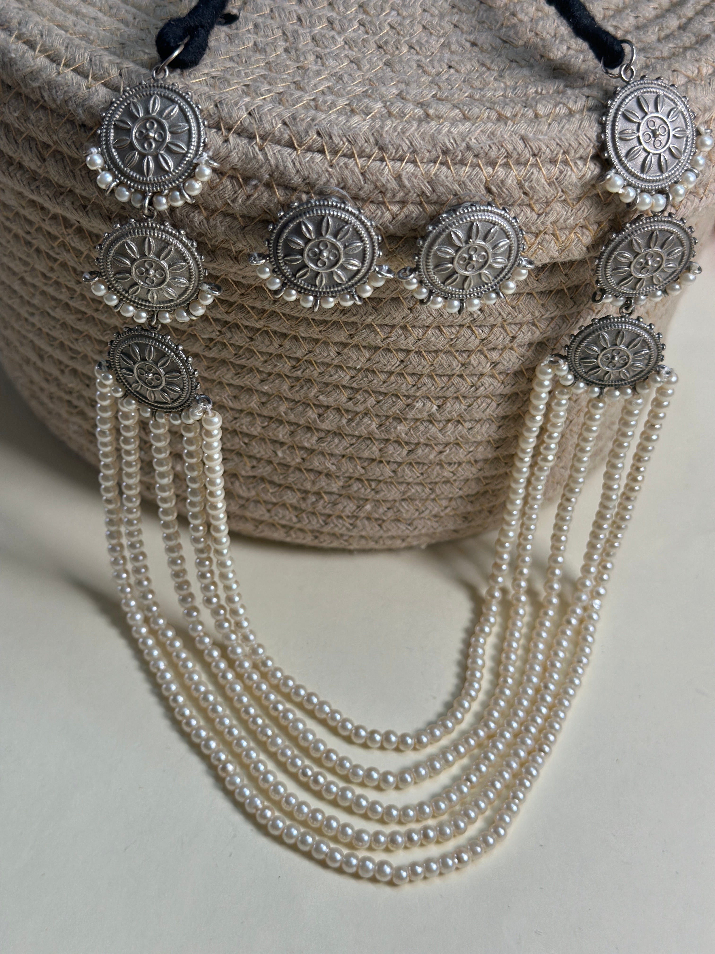 Ivory Pearl Maharani Necklace