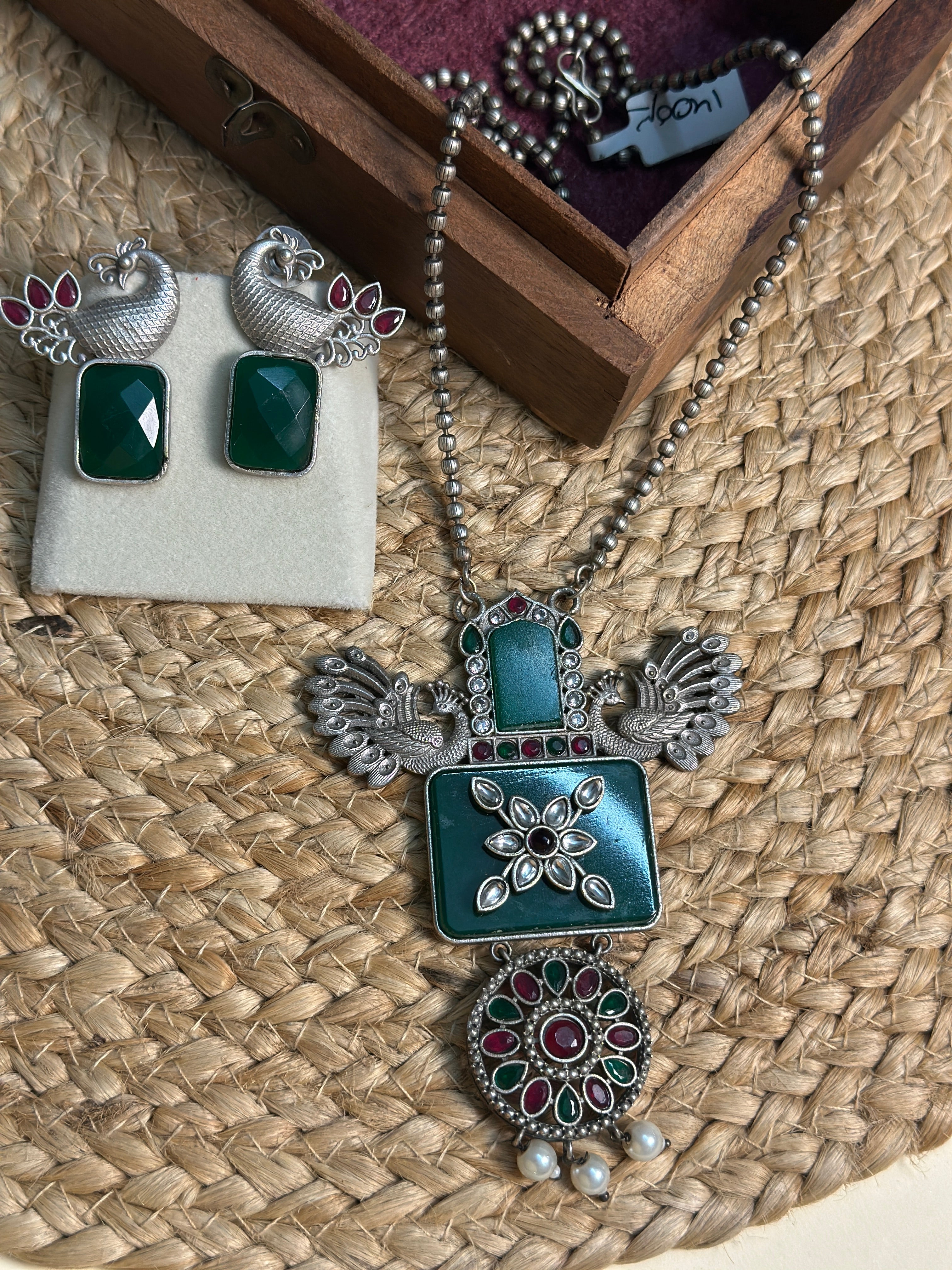 Opulent Peacock Grandeur Necklace