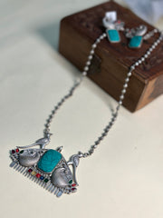 Twilight Peacock Majesty Necklace