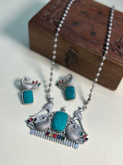 Twilight Peacock Majesty Necklace
