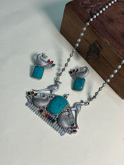 Twilight Peacock Majesty Necklace